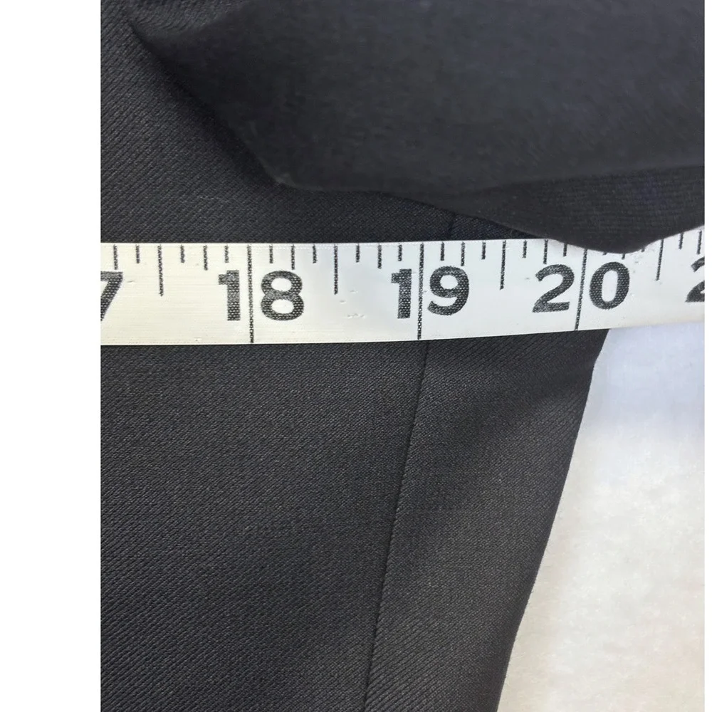 Joseph Abboud Blazer Mens 40 Regular Slim Black Wool Blend Two Button Sport Coat